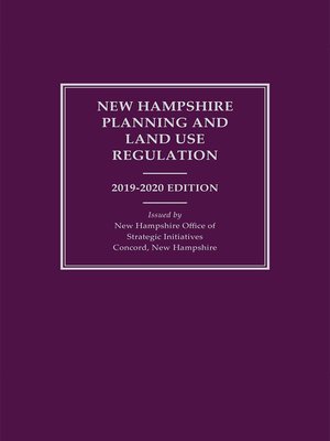 cover image of New Hampshire Planning and Land Use Regulations